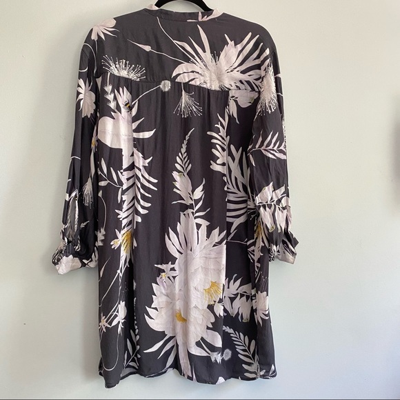 H&M x Anna Glover Floral Oversized Crepe Dress M - Picture 4 of 8